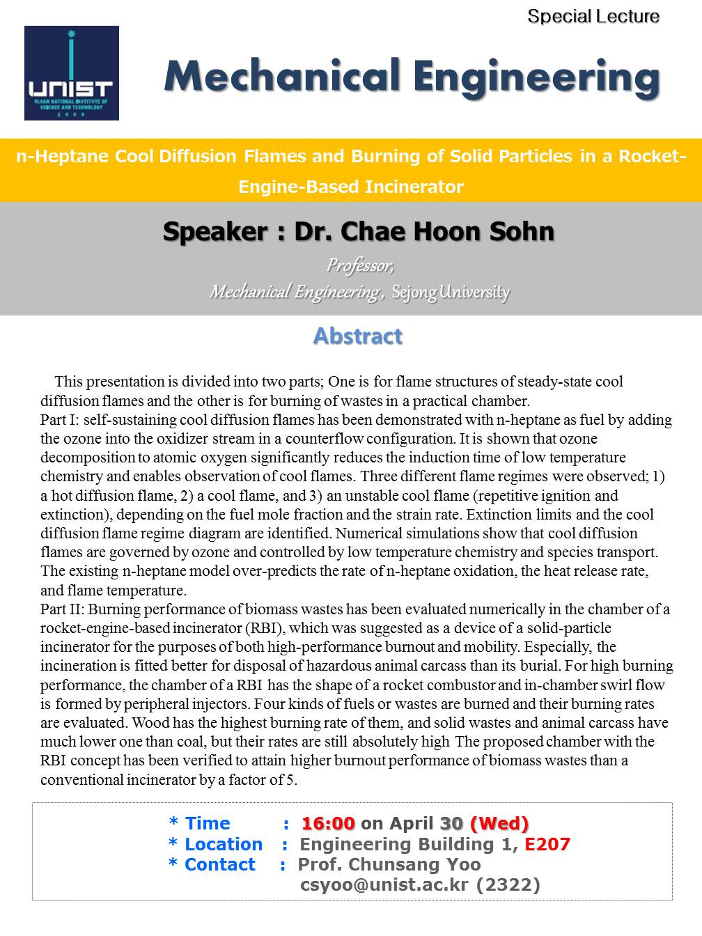 n-Heptane Cool Diffusion Flames and Burning of Solid Particles in a Rocket-Engine-Based Incinerator