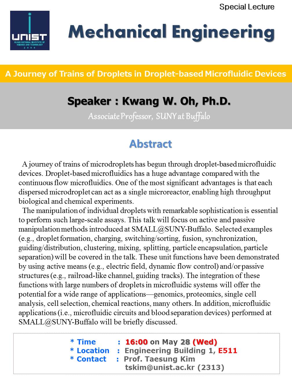 A Journey of Trains of Droplets in Droplet-based Microfluidic Devices？