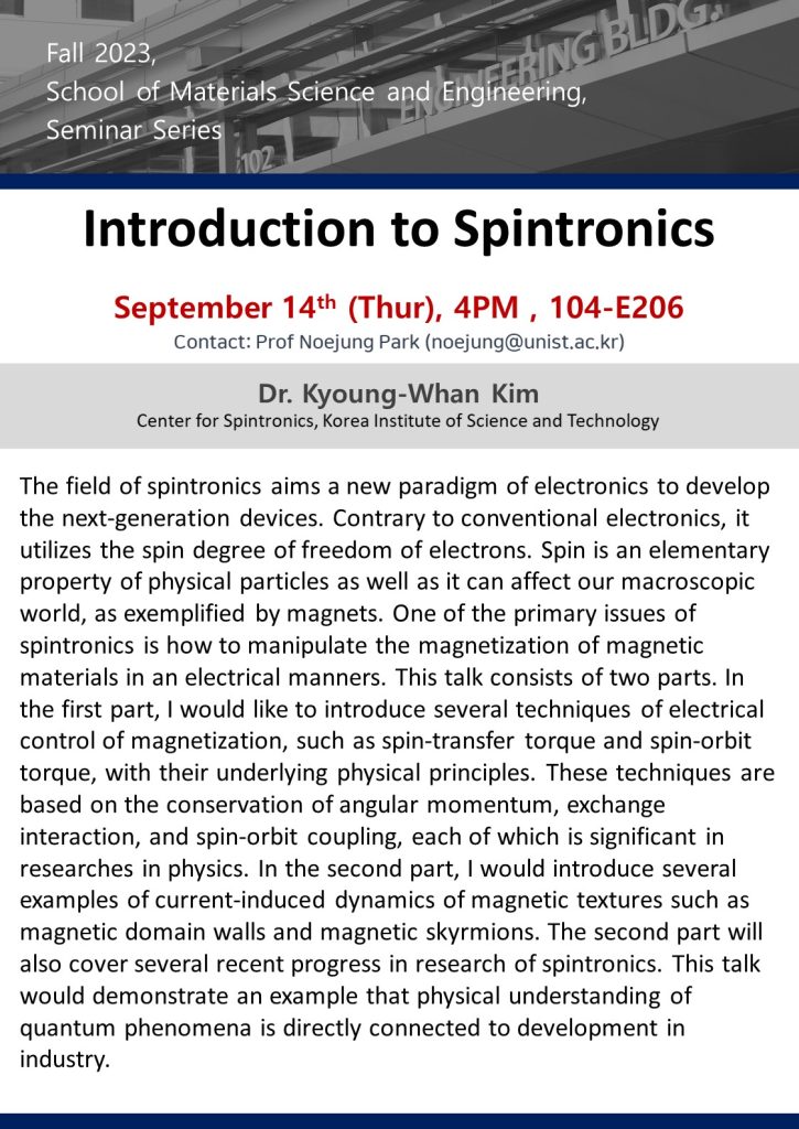Introduction to Spintronics
