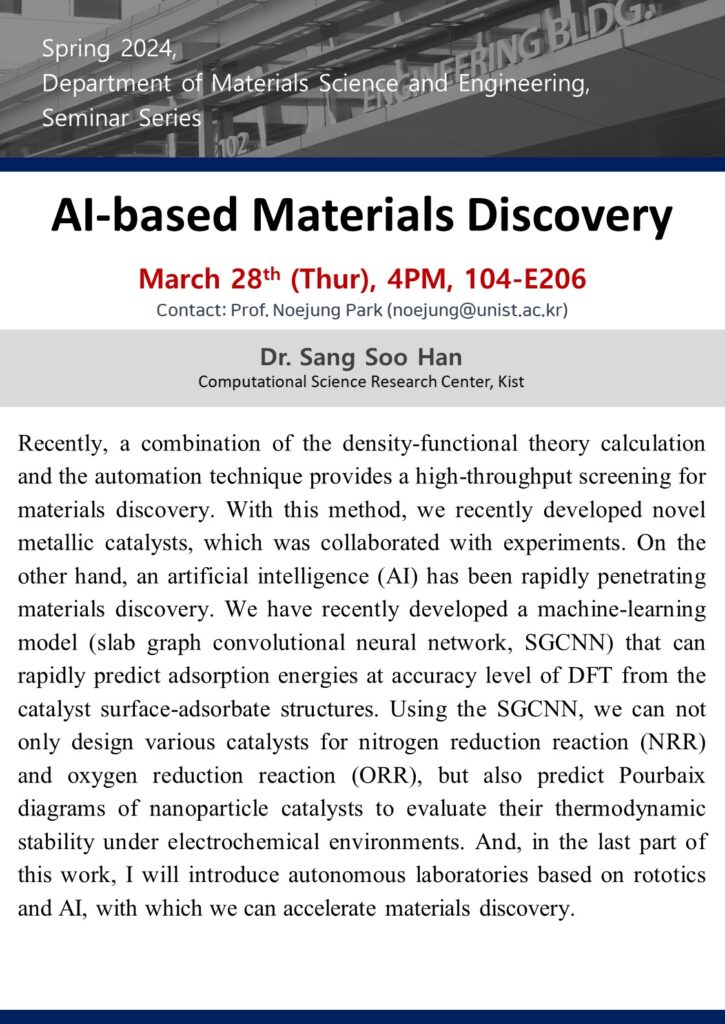 AI-based Materials Discovery