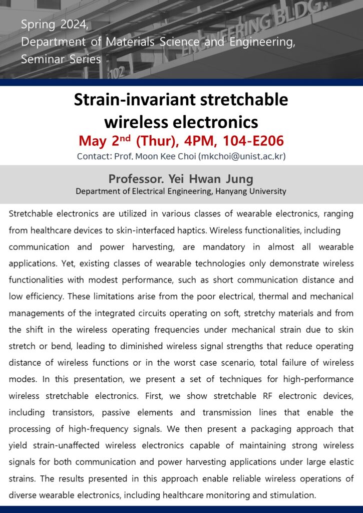Strain-invariant stretchable wireless electronics