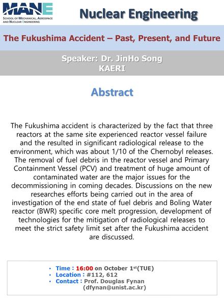The Fukushima Accident – Past, Present, and Future